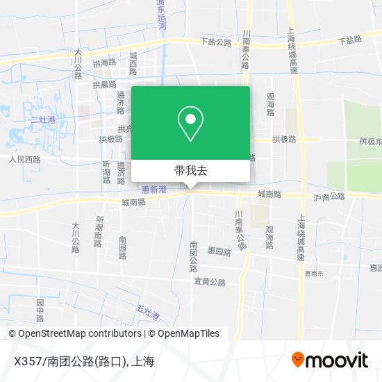 X357/南团公路(路口)地图