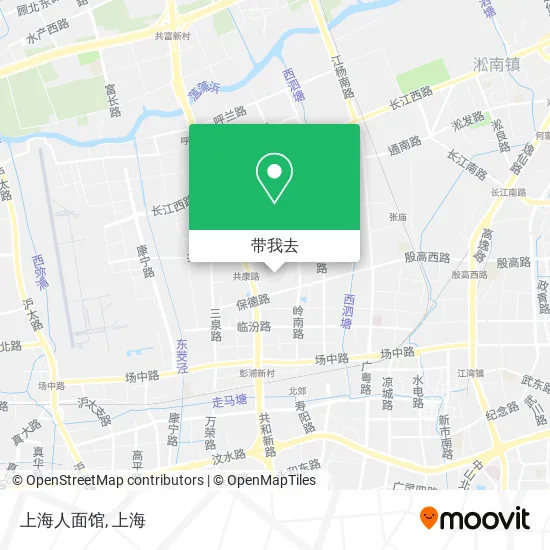 上海人面馆地图