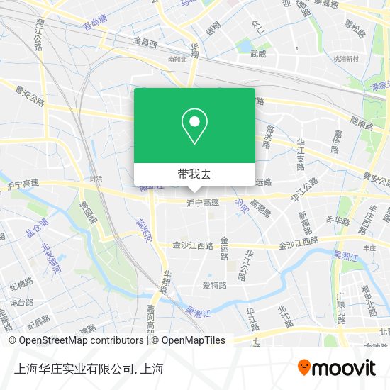 上海华庄实业有限公司地图