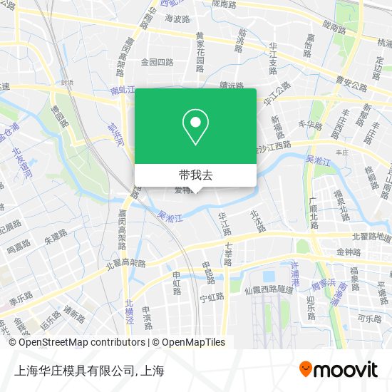 上海华庄模具有限公司地图