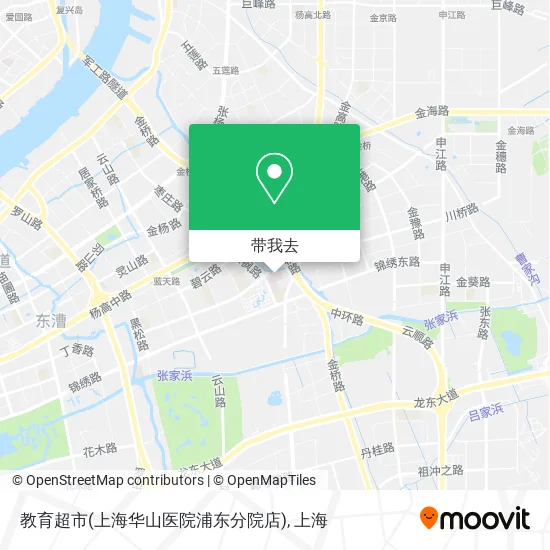教育超市(上海华山医院浦东分院店)地图