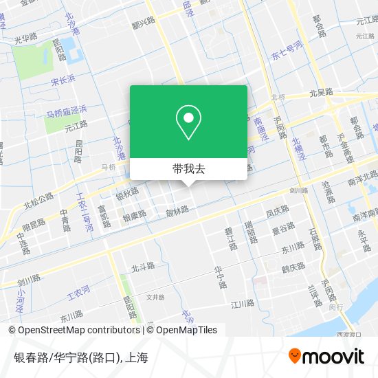 银春路/华宁路(路口)地图