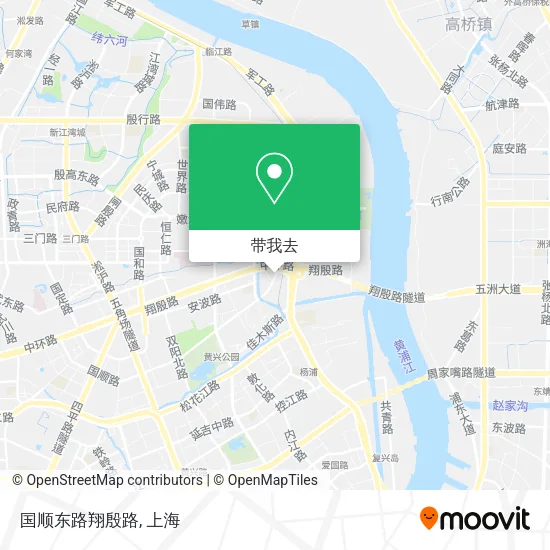 国顺东路翔殷路地图