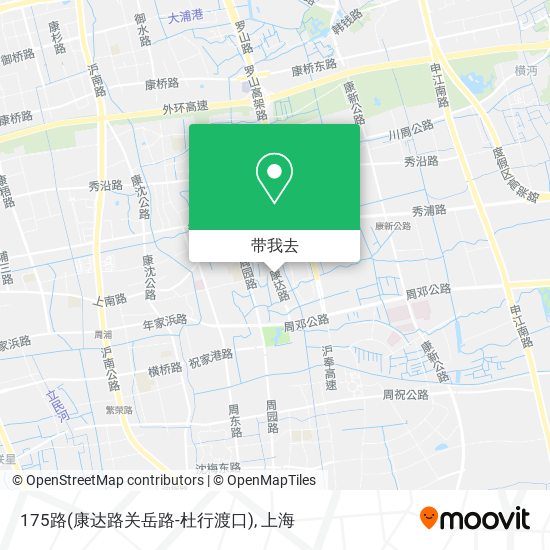 175路(康达路关岳路-杜行渡口)地图