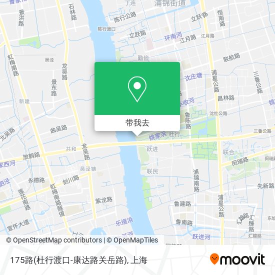 175路(杜行渡口-康达路关岳路)地图