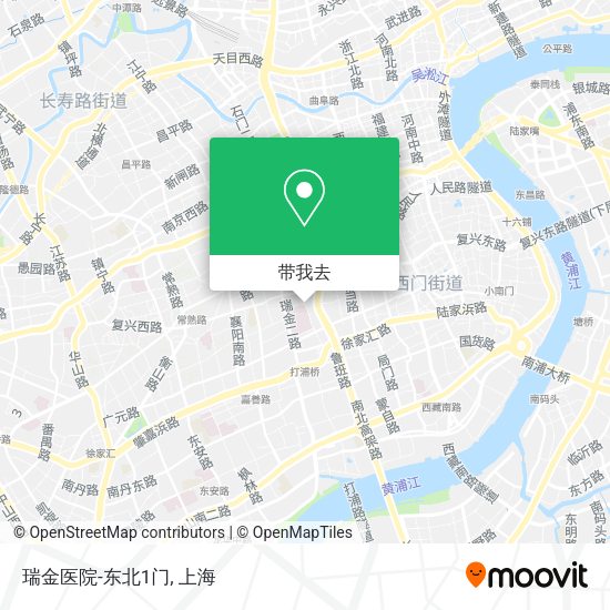 瑞金医院-东北1门地图