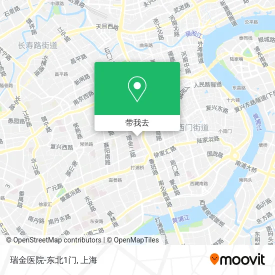 瑞金医院-东北1门地图