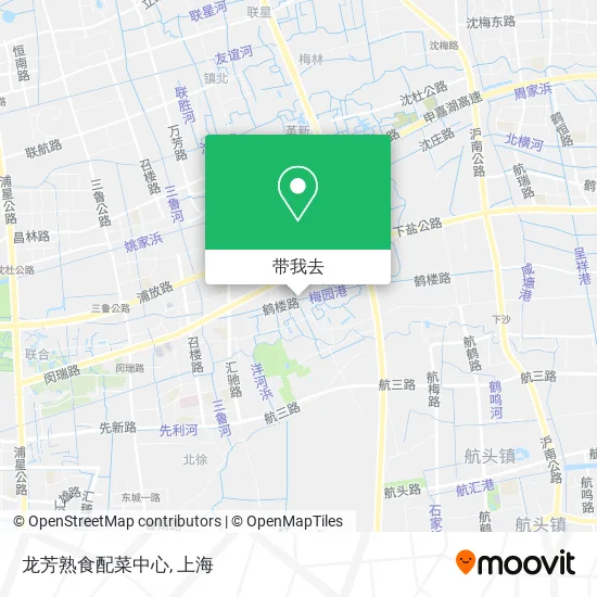 龙芳熟食配菜中心地图