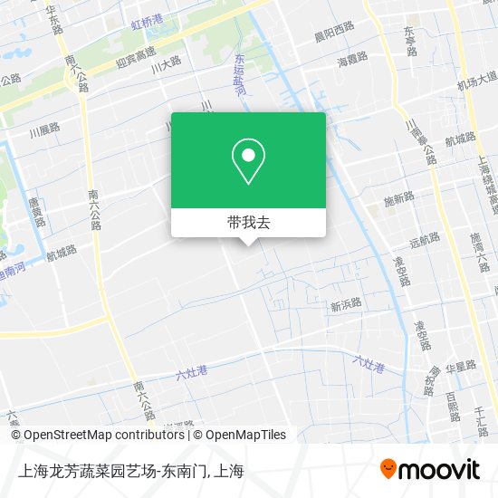 上海龙芳蔬菜园艺场-东南门地图