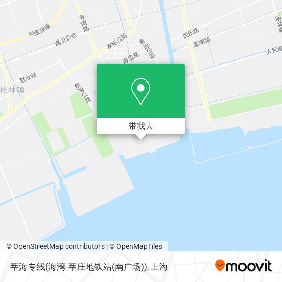 莘海专线(海湾-莘庄地铁站(南广场))地图