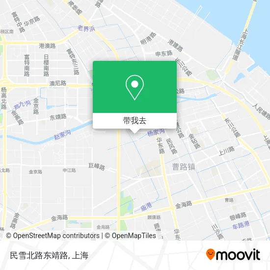 民雪北路东靖路地图
