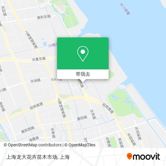 上海龙大花卉苗木市场地图