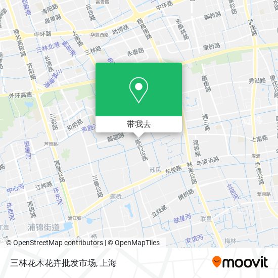 三林花木花卉批发市场地图