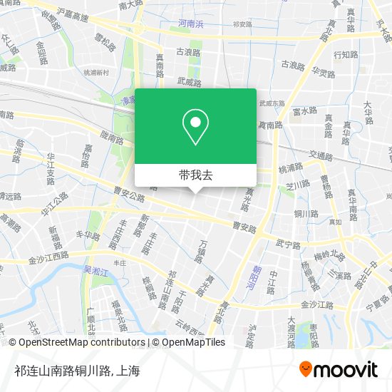祁连山南路铜川路地图