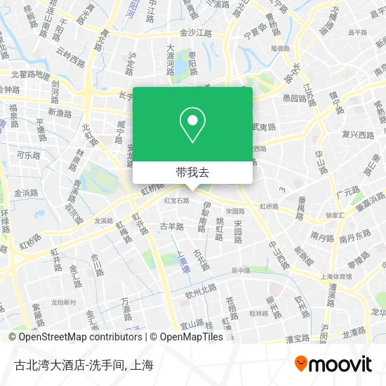 古北湾大酒店-洗手间地图