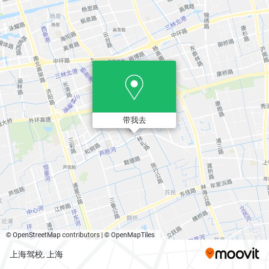 上海驾校地图