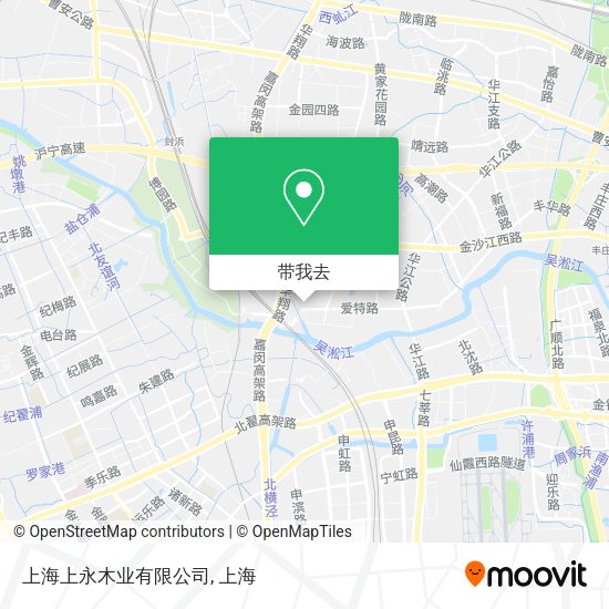 上海上永木业有限公司地图