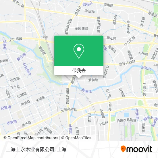 上海上永木业有限公司地图