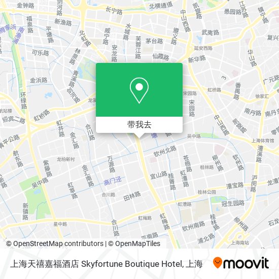 上海天禧嘉福酒店 Skyfortune Boutique Hotel地图