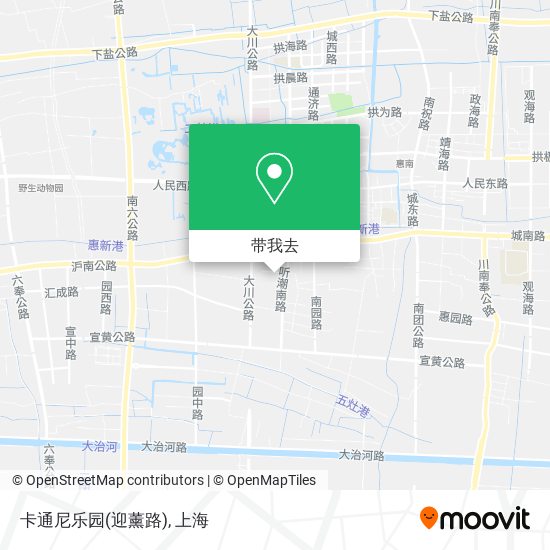 卡通尼乐园(迎薰路)地图