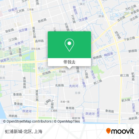 虹浦新城-北区地图