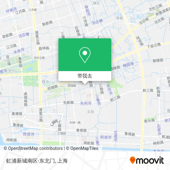 虹浦新城南区-东北门地图