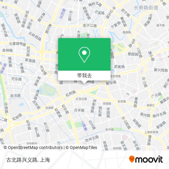 古北路兴义路地图