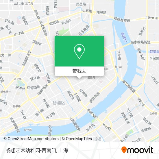 畅想艺术幼稚园-西南门地图