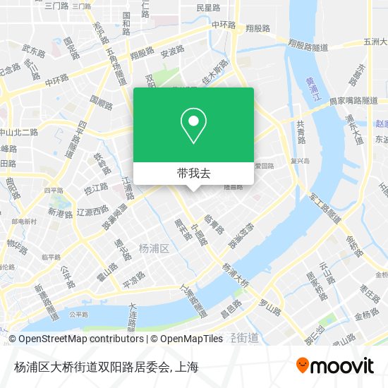 杨浦区大桥街道双阳路居委会地图