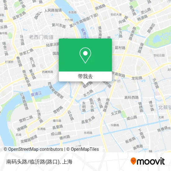 南码头路/临沂路(路口)地图