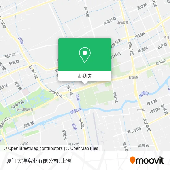 厦门大洋实业有限公司地图