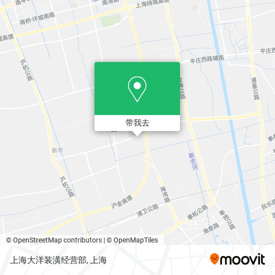 上海大洋装潢经营部地图