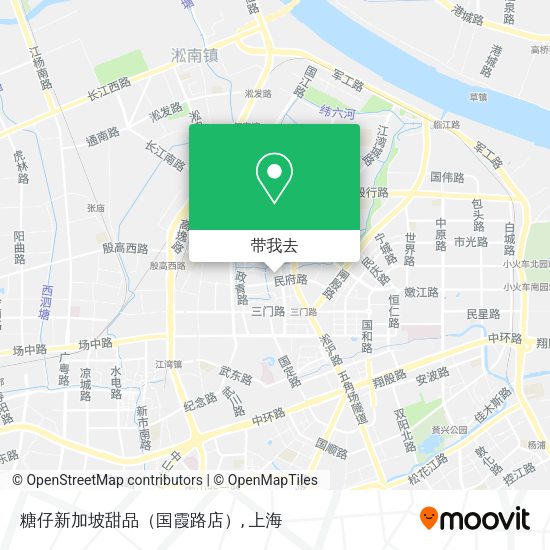 糖仔新加坡甜品（国霞路店）地图
