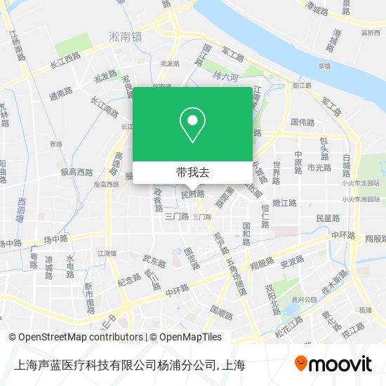 上海声蓝医疗科技有限公司杨浦分公司地图