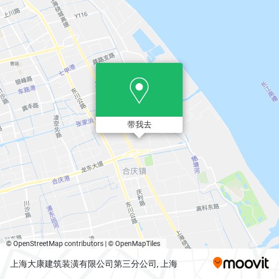 上海大康建筑装潢有限公司第三分公司地图