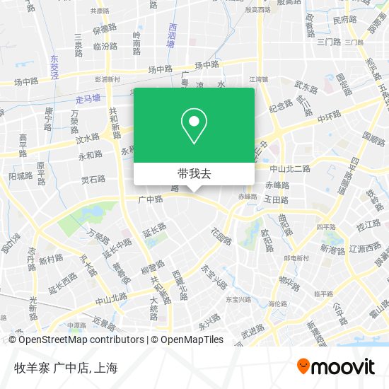 牧羊寨 广中店地图