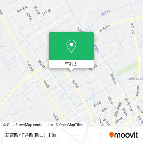 新冠路/汇善路(路口)地图
