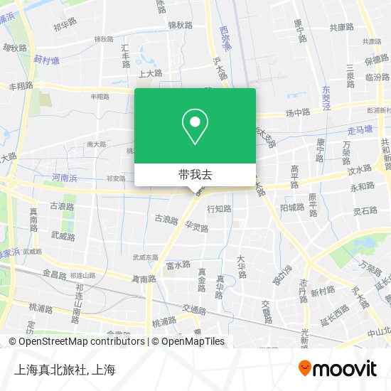 上海真北旅社地图