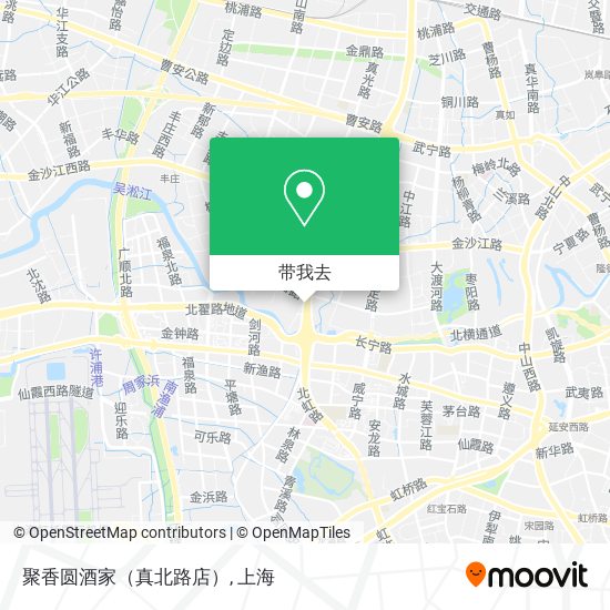 聚香圆酒家（真北路店）地图