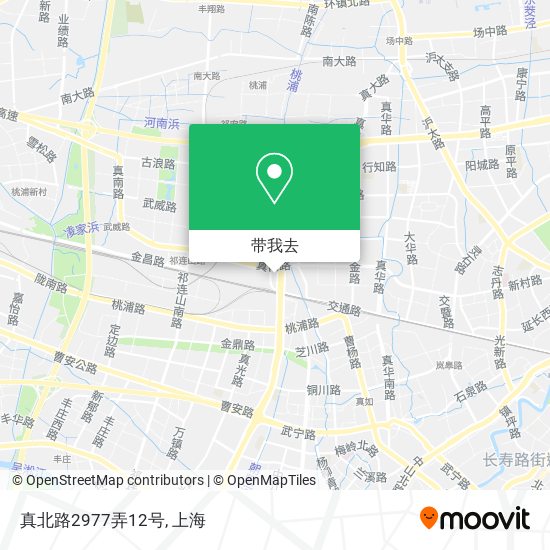 真北路2977弄12号地图