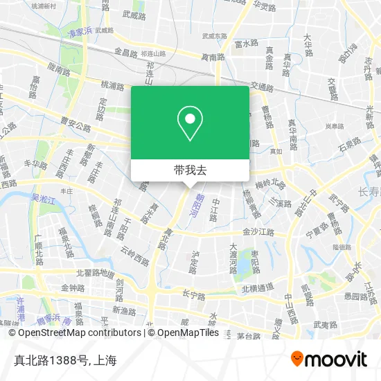 真北路1388号地图
