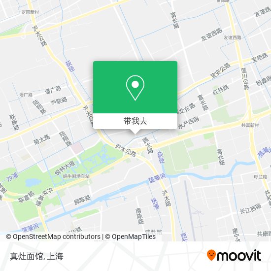 真灶面馆地图