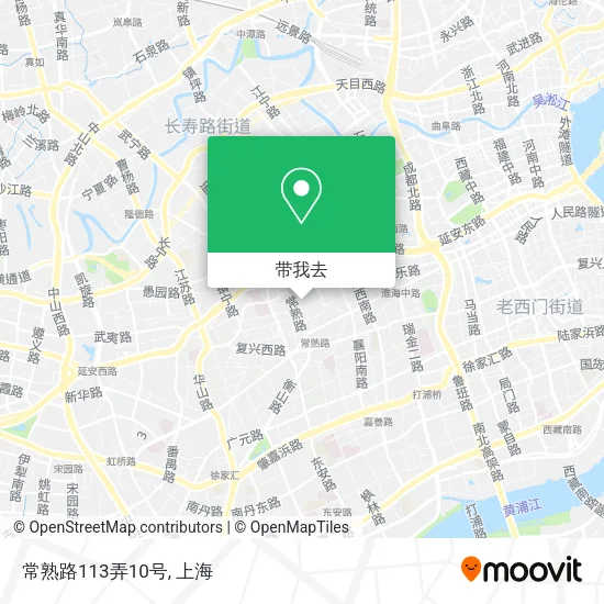 常熟路113弄10号地图