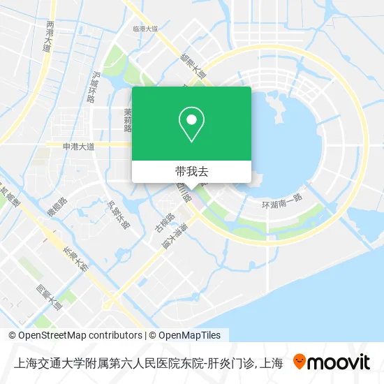 上海交通大学附属第六人民医院东院-肝炎门诊地图
