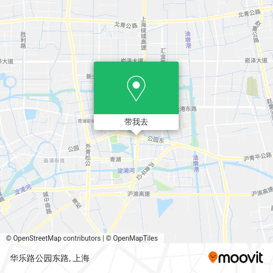 华乐路公园东路地图
