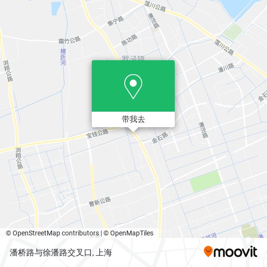 潘桥路与徐潘路交叉口地图