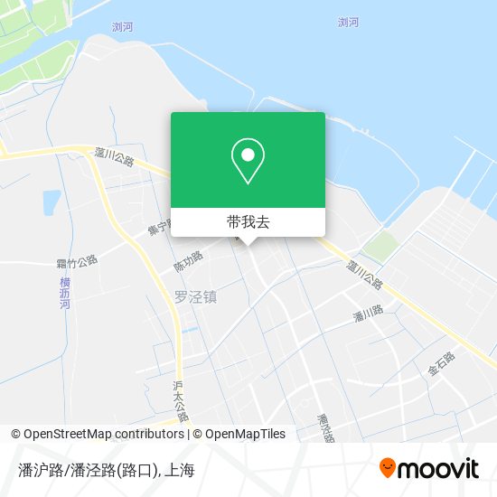 潘沪路/潘泾路(路口)地图