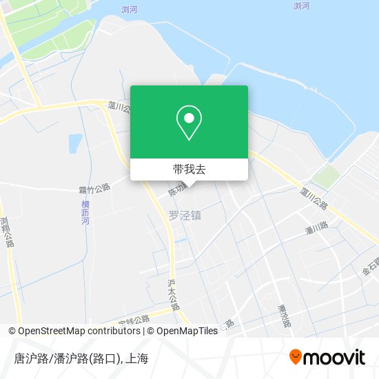 唐沪路/潘沪路(路口)地图