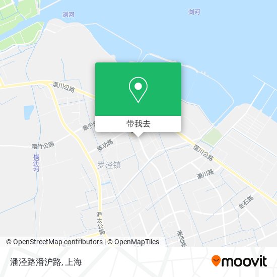 潘泾路潘沪路地图