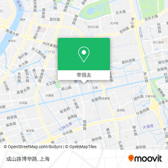 成山路博华路地图